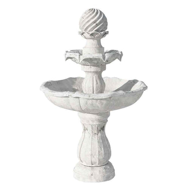 Garden Solar Fountain Water Feature Pump Kit Bird Bath Outdoor Indoor Ivory